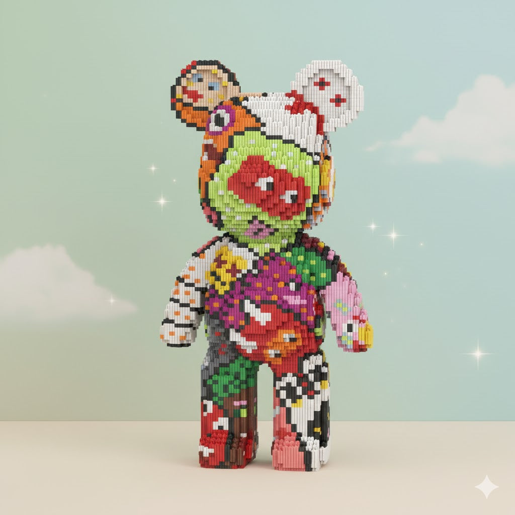 KlockoMiś™ Kolorowy Chaos – XXL