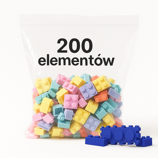 Zestaw 200 zapasowych klocków