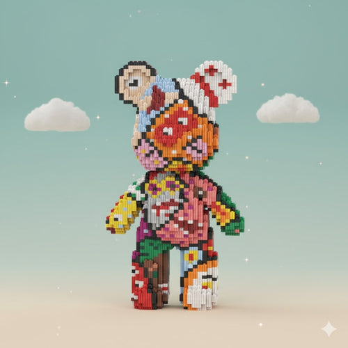 KlockoMiś™ Kolorowy Chaos